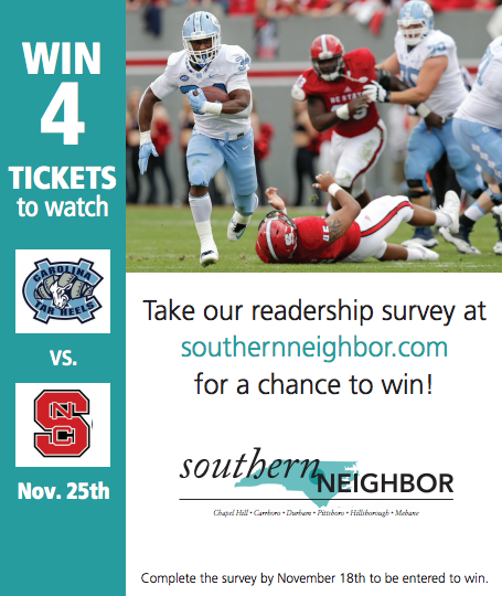 Win 4 football tickets by taking our survey